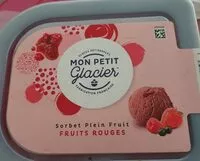 Mängden socker i Mon Petit Glacier Sorbet Fruits Rouges Bac 2.4L