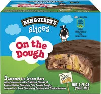 Mängden socker i Ben & Jerry's Glace Wich Sandwich On The Dough 267ml