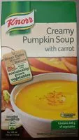 Mängden socker i Knorr Creamy Pumpkin Soup with carrot
