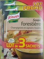 Mängden socker i Soupe forestière