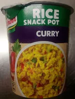 Mängden socker i Rice snack pot curry
