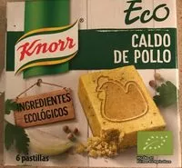 Mängden socker i Caldo de pollo ecológico 6 pastillas estuche 60 g