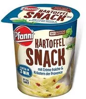 Mängden socker i Kartoffel Snack Crème fraiche