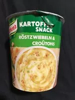 Mängden socker i Kartoffel snack - Röstzwiebeln & croûtons