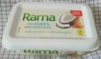 Mängden socker i Rama mit Kokos- und Mandelöl
