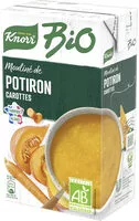Mängden socker i Knorr Soupe Liquide Bio Mouliné de Potiron Carottes 1L