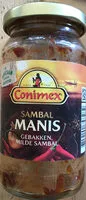 Mängden socker i Sambal manis