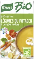 Mängden socker i Knorr Soupe Liquide Bio Velouté de Légumes du Potager à la Crème Fraîche 1L