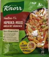 Mängden socker i Paprika-Mais Nudeln mit Hähnchen