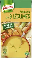 Mängden socker i Knorr Soupe Liquide Velouté de 9 Légumes Brique Brique 50cl