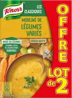 Mängden socker i Mouliné de Légumes Variés