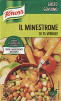 Mängden socker i Minestrone
