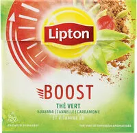 Mängden socker i Lipton Thé Vert Boost 20 Sachets