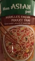 Mängden socker i Knorr Mon Asian Pot Nouilles Poulet Thaï
