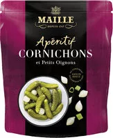 Mängden socker i Maille Apéritif Cornichons Petits Oignons 100g