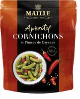 Mängden socker i Maille Apéritif Cornichons Piment de Cayenne 100g