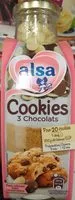 Mängden socker i Cookies 3 chocolats