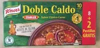 Mängden socker i Doble caldo carne