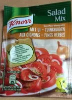 Mängden socker i Salad mix aux oignons-fines herbes