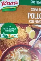 Mängden socker i Sopa de pollo con fideos
