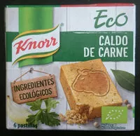 Mängden socker i Caldo de carne ecológico 6 pastillas estuche 60 g