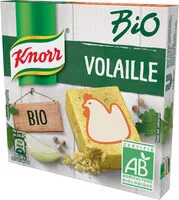 Mängden socker i Knorr Bouillon de Poule Bio 60g