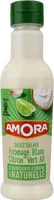 Mängden socker i Amora Sauce Salade Fromage Blanc Ail Citron Vert 210ml