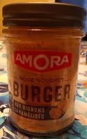 Mängden socker i Amora Sauce Gourmet Burger aux Oignons Caramélisés 188g