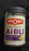 Mängden socker i Amora Sauce Gourmet Aïoli Huile d'Olive Vierge Extra (5%) 182g