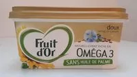 Mängden socker i Oméga 3 - sans huile de palme