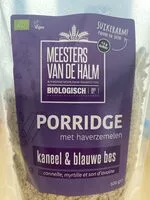 Mängden socker i Porridge kaneel & blauwe bes