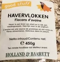 Mängden socker i Havervlokken