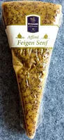 Mängden socker i Affine feigen senf hartkäse