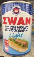 Mängden socker i Zwan saucisses hot dogs