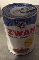 Mängden socker i Zwan saucisses cocktail porc