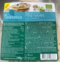Mängden socker i Organic Mini Naan Garlic & Coriander