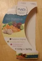 Mängden socker i Trio Hummus