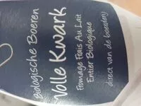 Mängden socker i Volle kwark (biologische boeren)