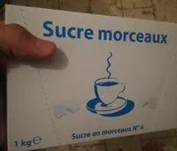 Mängden socker i Sucre morceaux