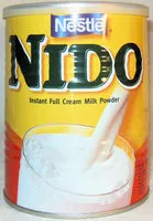 Mängden socker i Lait Entier Poudre Nido