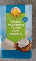 Mängden socker i Kokosmilch cremig