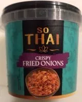 Mängden socker i Crispy fried onions