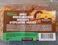 Mängden socker i Biscuits d'épeautre muesli
