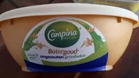 Mängden socker i Campina Botergoud Grasboter Ongezouten