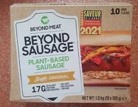 Mängden socker i Plant-based sausage (saucisse végétale)