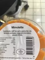 Mängden socker i Mimolette