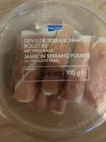 Mängden socker i Jambon Serrano fourré au fromage frais