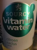 Mängden socker i Sourcy vitamin water: citroen cactus