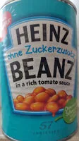 Mängden socker i Beanz in Tomatensauce