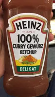 Mängden socker i 100% Curry Gewürz Ketchup : classic
